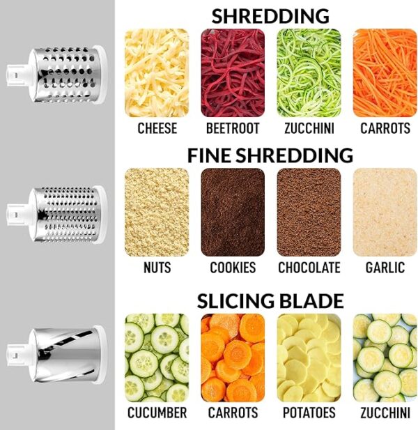 Zulay Kitchen Cheese Grater Hand Crank, Grater For Kitchen - Image 2
