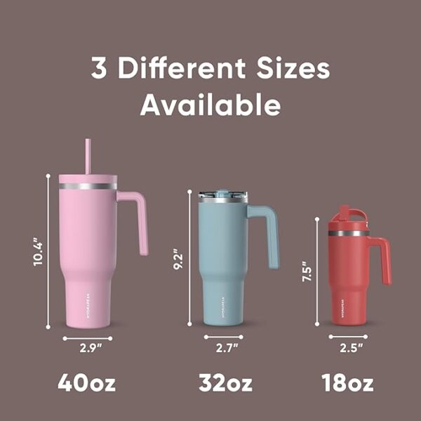 Vroyage Steel Tumbler with Handle - Image 3