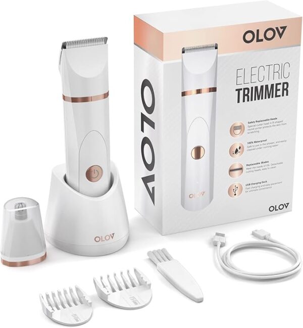 OLOV Electric Body Hair Trimmer - Groin Trimmer for Men - Image 2