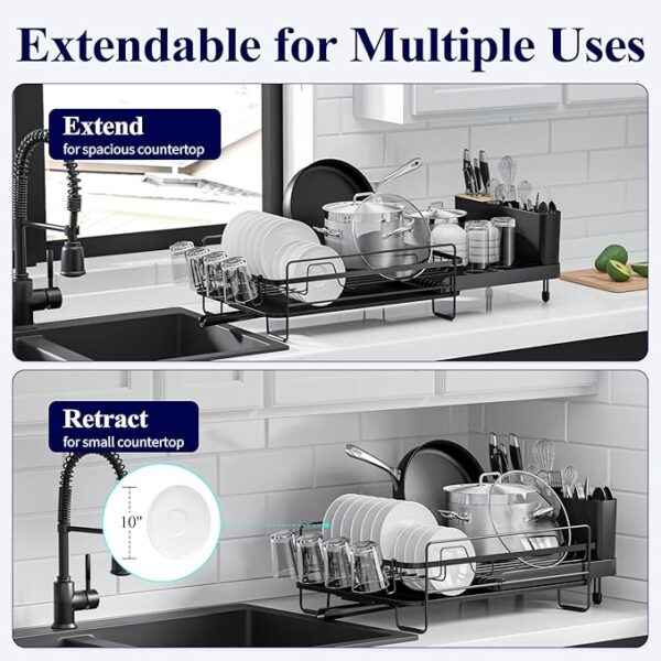 Multifunctional Dish Rack for Kitchen - Image 3