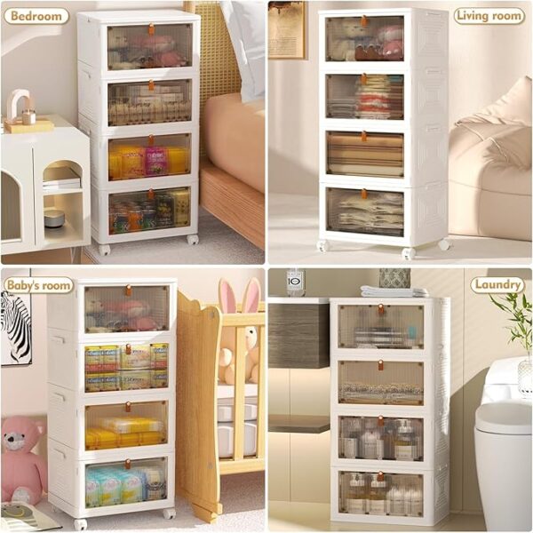 Stackable Storage Containers with Wheels - Image 3