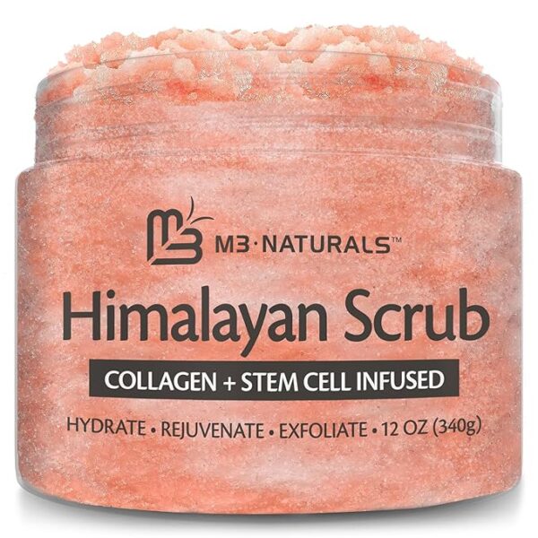 Himalayan Salt Scrub, Face, Foot, and Body Exfoliator