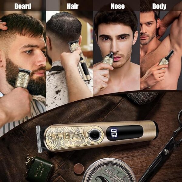 Ufree Gifts for Men, Beard Trimmer for Men with Charging Stand - Image 3