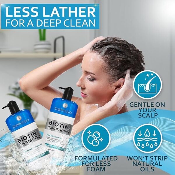 Biotin Shampoo and Conditioner Set - Image 4