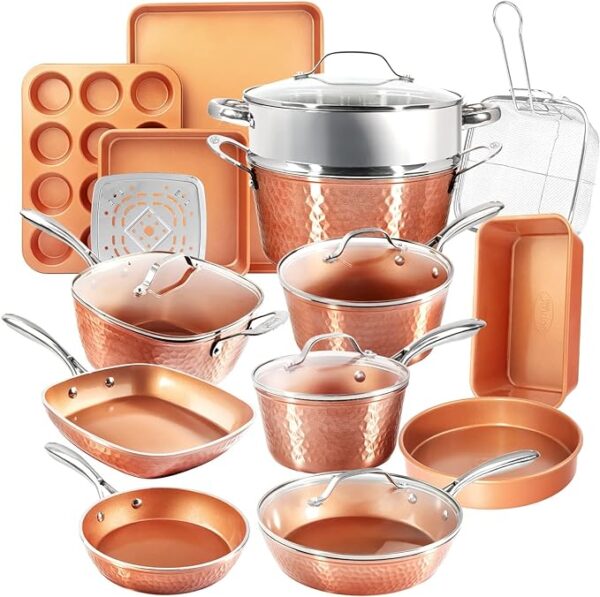 Gotham Steel Hammered Copper Collection