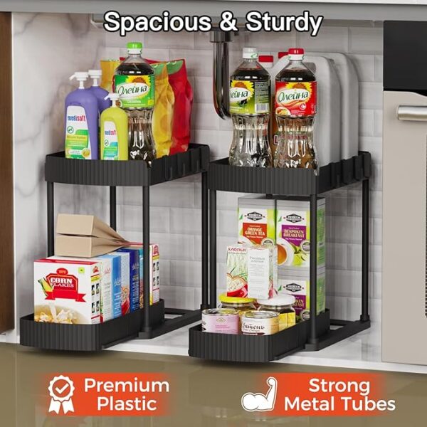 2 Pack Multi-Purpose Pull-Out Storage - Image 3