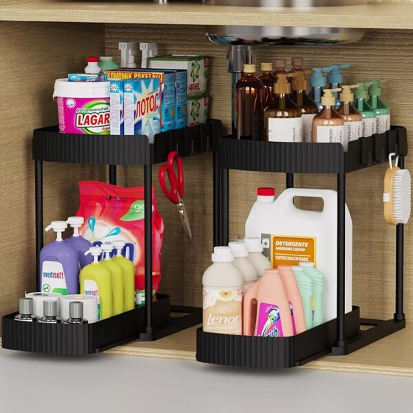 2 Pack Multi-Purpose Pull-Out Storage
