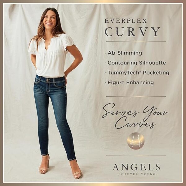 Young Curvy Skinny Jeans for Women - Image 2