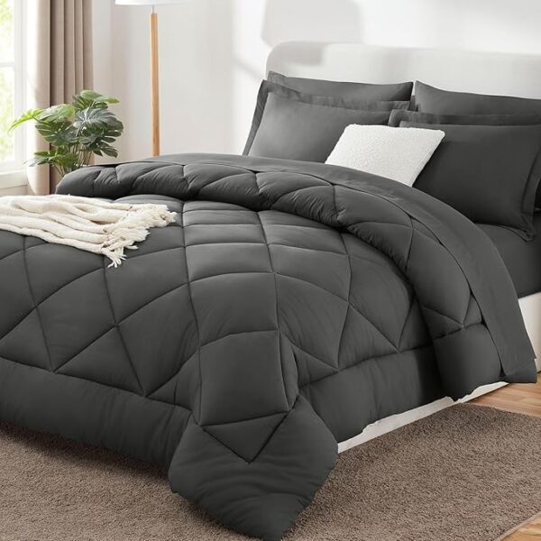 CozyLux King Bed in a Bag 7-Piece