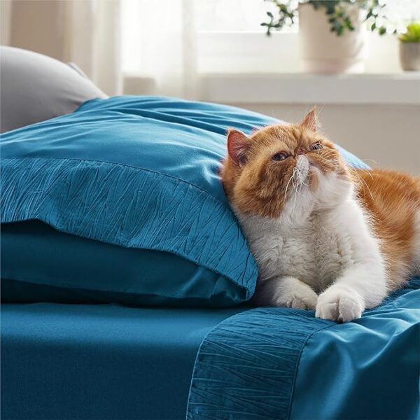 Bedsure Twin XL Sheet Sets Dorm Bedding - Image 3