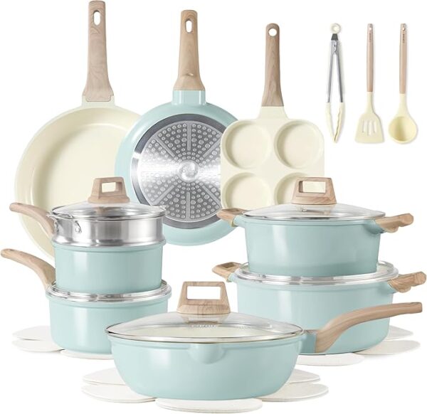 CAROTE 21 Ceramic Cookware Set