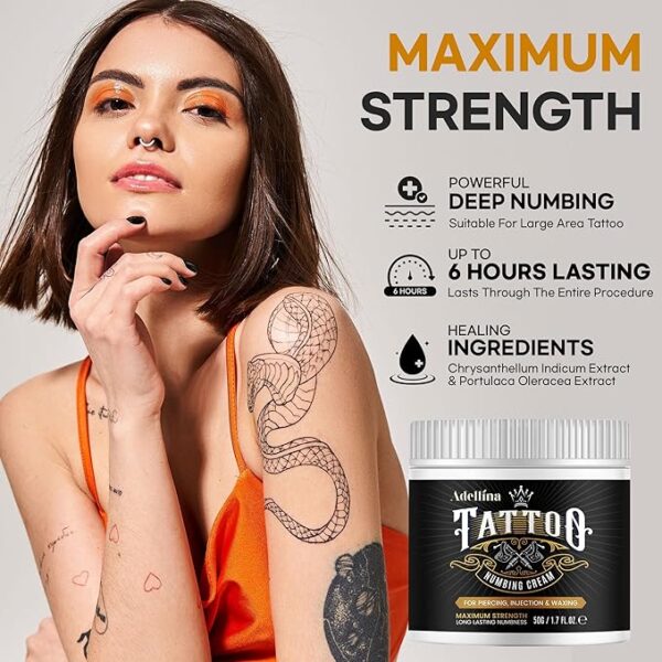 Extra Strength Numbing Cream for Tattoos - Image 3