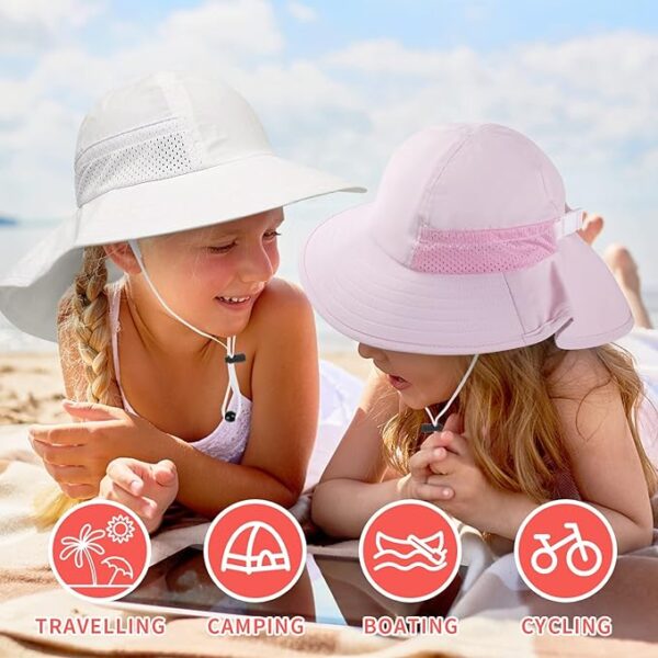 Toddler Baby Sun Hat Kids Summer - Image 3