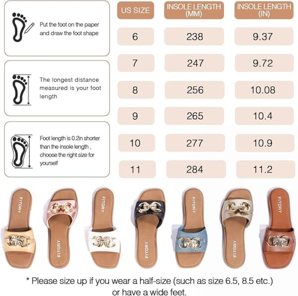 FITORY Women's Flat Sandals - Image 2