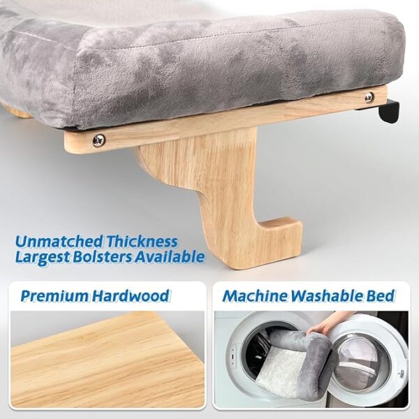 Cat Perch for Window Sill with Bolster - Image 3