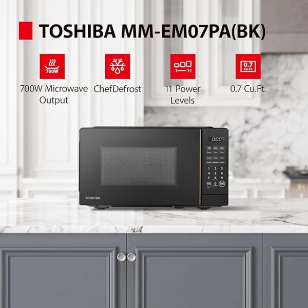 TOSHIBA Small Microwave Oven - Image 2
