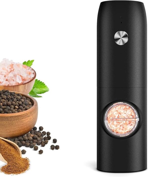 Electric Salt and Pepper Grinder Set